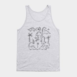 dinosaurs, dinosaurs were alive a long time ago Tank Top